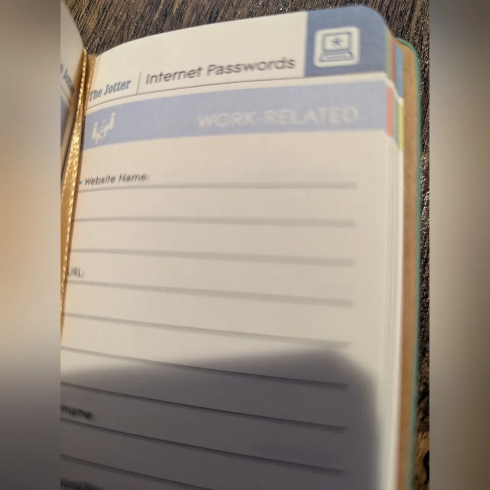 Teal Password book‎